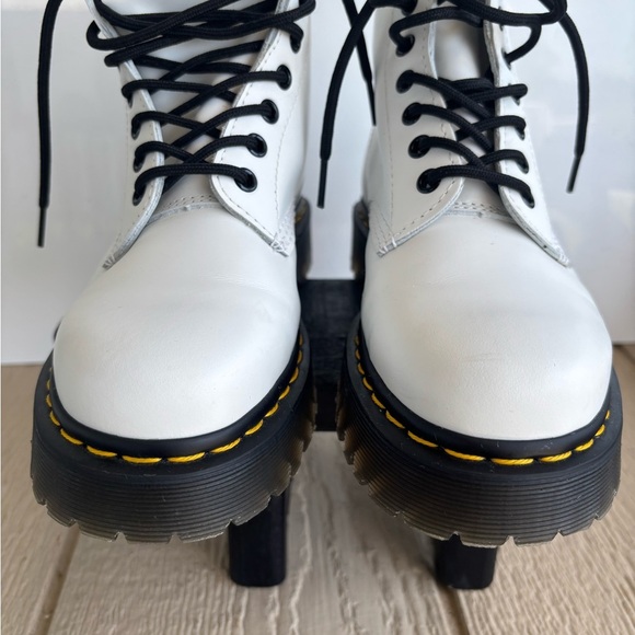 Dr. Martens White and Black Boots - Picture 9 of 15